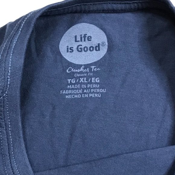 Life Is Good 100% Cotton What's Wrong With This Pitcher Crusher Tee Unisex XL - Picture 5 of 8